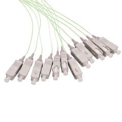 "LOGON PROFESSIONAL Fiber Pigtail Set 12x SC OM5 - Premium Quality, High Performance, Reliable Connectivity | LFP045"